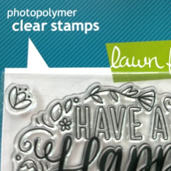 Lawn Fawn Giant Easter Messages Photopolymer Stamp Spring Egg Sunshine Sentiment - Picture 4 of 5